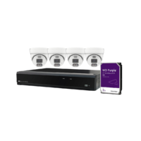 4 Channel 5MP AIOC All-In-One Camera Kit for Home Security Surveillance Solutions.