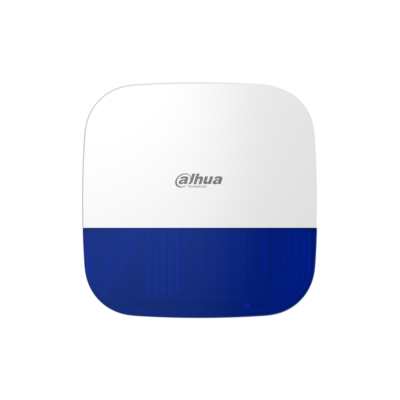 Outdoor alarm siren from Dahua used for smart home security and alert systems.